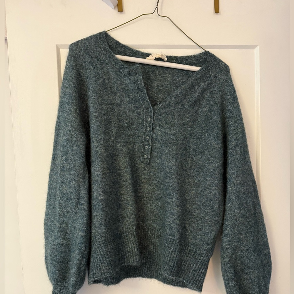 Sézane Leon Jumper Size S Color Sage